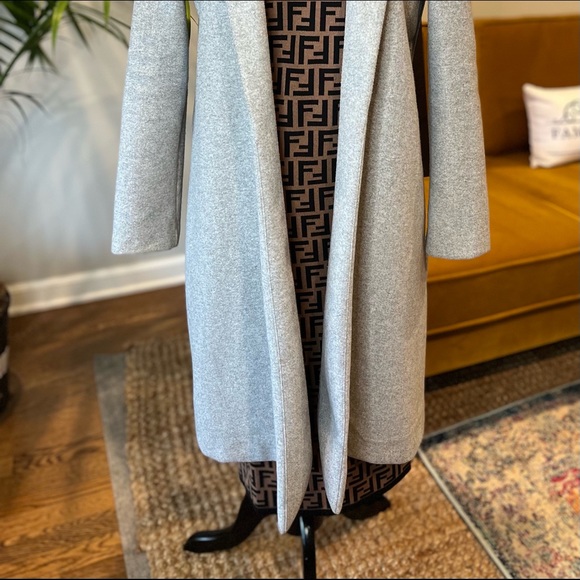 Zara Gray Coat - Picture 2 of 5